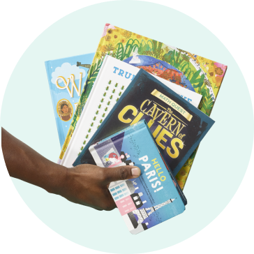 person holding assorted books